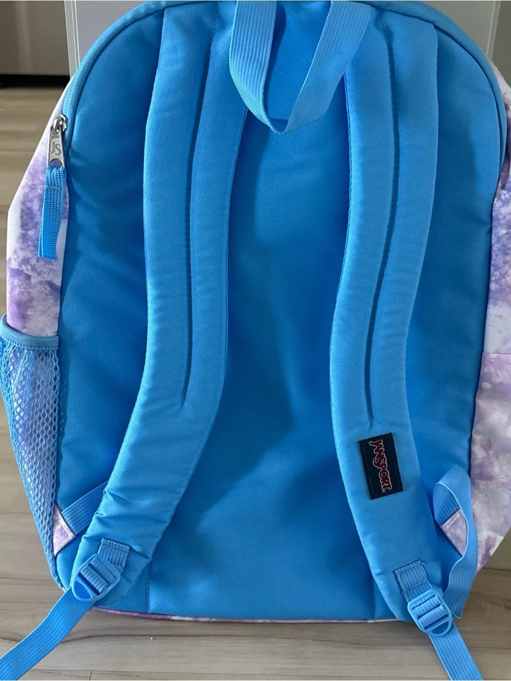 Jansport Pastel Tie-Dye Backpack in Purple, Blue & Green
